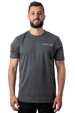 Short Sleeve Tees - Small ZeroTech Logo - Dark Grey, Small