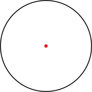 Red Dot 1x22 Digital 2 MOA HIGH & LOW MOUNT 9 Red Dot 2 MOA